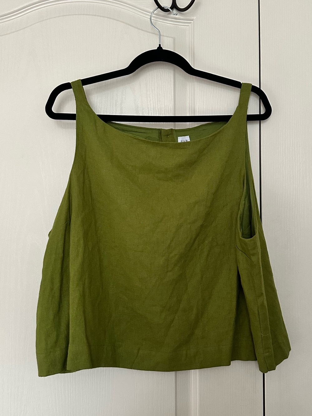 Gap Avocado Green Linen Tank